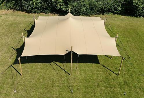Stretchtent huren! Inclusief op- en afbouw, Tuin en Terras, Partytenten, Zo goed als nieuw, 6 meter of meer, Ophalen