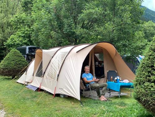 5-persoons Tent Eureka The grand btc rs, Caravans en Kamperen, Tenten, Gebruikt, Ophalen