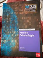 Actuele Criminologie - Jan van Dijk, Ophalen of Verzenden, Zo goed als nieuw, Juridisch en Recht, Nederland