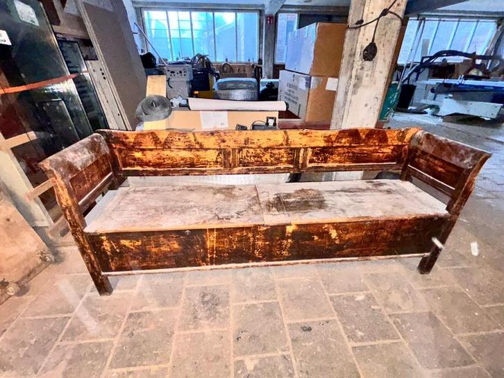 Kerkbank, Antiek en Kunst, Antiek | Meubels | Stoelen en Banken, Ophalen