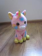 Jafri Toys pastelkleurige gouden eenhoorn knuffel gouden gli, Ophalen of Verzenden, Nieuw, Paard