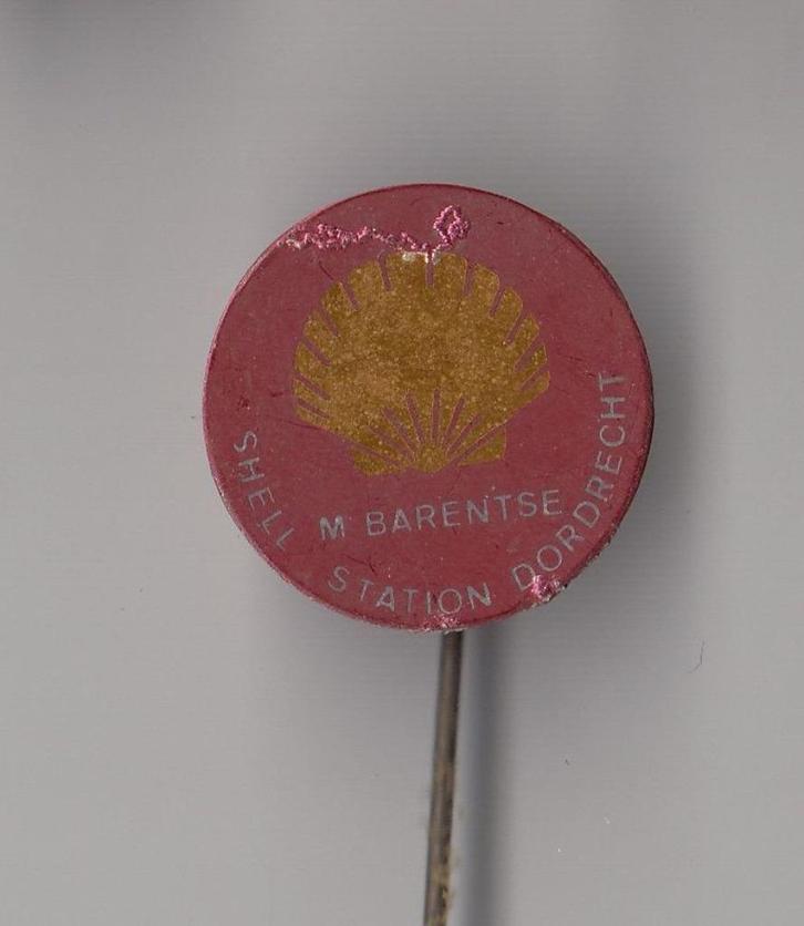 Dordrecht Shell Olie Tankstation speldje, Verzamelen, Speldjes, Pins en Buttons, Gebruikt, Speldje of Pin, Overige onderwerpen