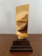 Messing display tornado jet turbine compressor blad., Verzamelen, Ophalen of Verzenden, Gebruikt, Overige typen