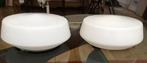 vintage RZB Bauhaus opaline plafondlamp, Ophalen of Verzenden, Zo goed als nieuw, Glas