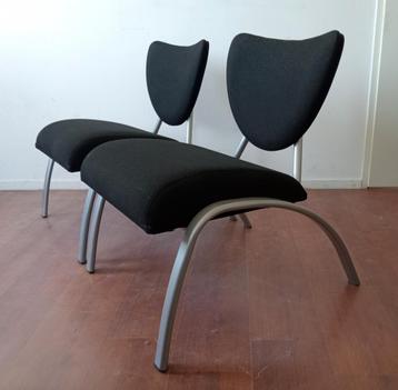 Set van 4 design wachtkamer stoelen beschikbaar voor biedingen