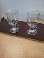 2 koffie verkeerd glazen, Glas of Glazen, Ophalen of Verzenden, Overige stijlen, Glas