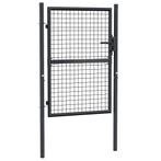 Gaaspoort 100x175 cm gegalvaniseerd staal grijs, Tuin en Terras, Ophalen of Verzenden, Nieuw, 150 tot 200 cm