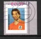 gestempelde zegel. persoonlijke: voetballer, Postzegels en Munten, Postzegels | Nederland, Ophalen of Verzenden, Na 1940, Gestempeld