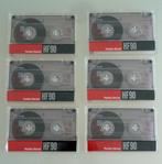 6 Sony HF90 Normal Position cassettebandjes cassette C90 min, Verzenden, Gebruikt, 2 t/m 25 bandjes, Origineel