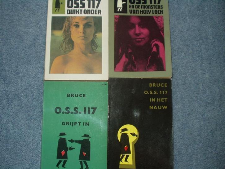 Jean Bruce O.S.S. 117, jaren 70, pocket Bruna Zwarte Beertje, Boeken, Detectives, Zo goed als nieuw, Ophalen of Verzenden