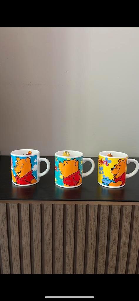 3x Disney Winnie the Pooh mokken  / EMA – vintage, Verzamelen, Disney, Zo goed als nieuw, Ophalen of Verzenden