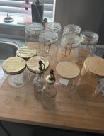 Glazen potten €25,-, Ophalen, Gebruikt, Glas, Pot, Bus of Blik