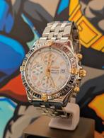 Breitling Crosswind B13355 wit/ parelmoer prachtstaat!, Ophalen of Verzenden, Staal