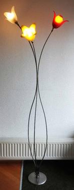 staande lamp, Huis en Inrichting, Lampen | Vloerlampen, Ophalen, 200 cm of meer, Zo goed als nieuw, Glas