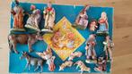 Antieke Kerstgroep Papier Mache Marolin originele doos engel, Diversen, Kerst, Ophalen of Verzenden