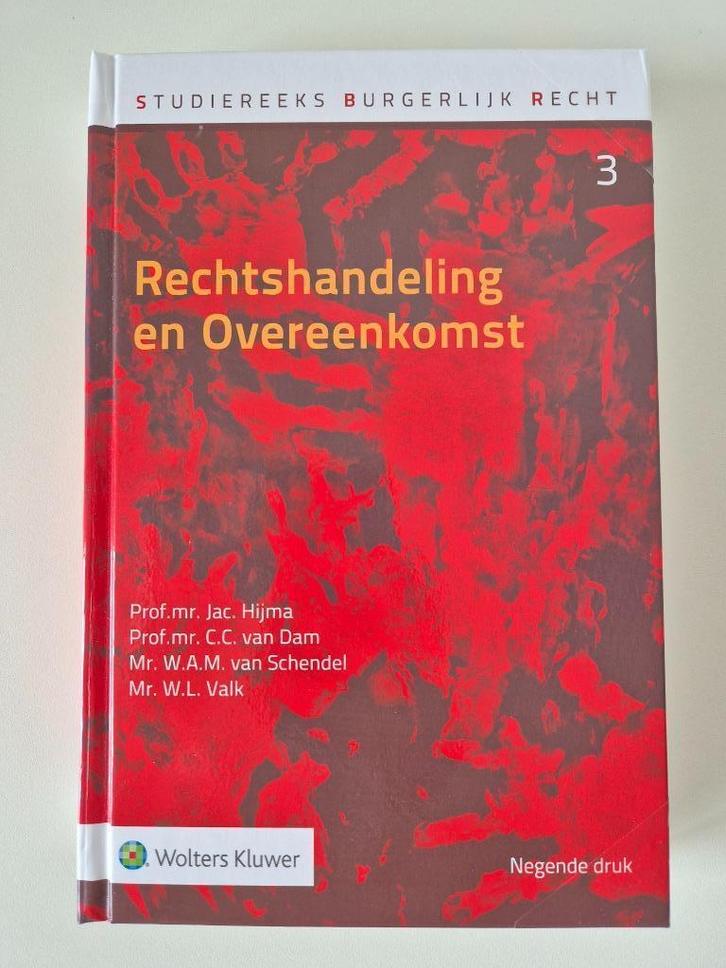 Rechtshandeling en Overeenkomst (Studiereeks Burger. Recht), Boeken, Studieboeken en Cursussen, Gelezen, WO, Ophalen