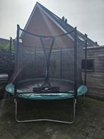 Berg trampoline met veiligheidsnet, Zo goed als nieuw, Ophalen