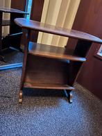 Leuk kranten tijdschriften tafeltje vintage hout, Ophalen, Gebruikt