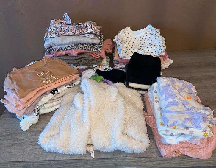 Groot babykleding pakket meisje maat 50/56, Kinderen en Baby's, Babykleding | Baby-kledingpakketten, Zo goed als nieuw, Maat 50