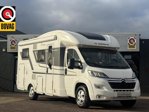 Adria Matrix 600 SL 163 pk enkele bedden+hefbed luifel fiets, Caravans en Kamperen, Campers, Bedrijf, Half-integraal, tot en met 4