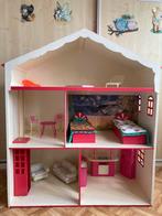 Zelf gemaakte Barbie huis met handmatige lift, van hout., Kinderen en Baby's, Speelgoed | Poppenhuizen, Ophalen, Gebruikt