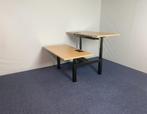 Bench zit/sta bureau Gispen (elektrisch), 160 x 170 cm., Ophalen, Elektrisch, Gebruikt, Stabureau