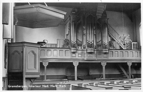 (304-261-015) Gramsbergen Interieur Ned. Herv. Kerk, Verzamelen, Ansichtkaarten | Nederland, Overijssel, Verzenden