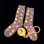 POOL BILJART SOKKEN (UNISEX) + SLEUTELHANGER POOL BALL, Ophalen of Verzenden, Nieuw