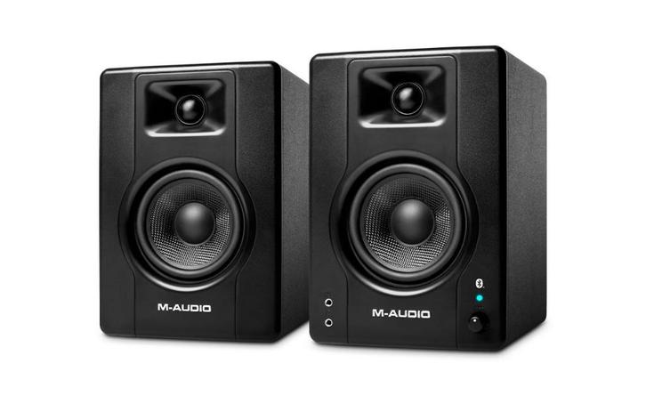 M-Audio BX4 BT Bluetooth Multimedia Monitors Set SUPERPRIJS, Audio, Tv en Foto, Luidsprekers, Nieuw, Front, Rear of Stereo speakers