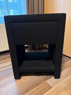 Zwart Nachtkastje Swiss sense city met Lade 2 stuks., Huis en Inrichting, Ophalen, Overige materialen, 55 tot 70 cm, Zo goed als nieuw