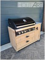 Buitenkeuken Grandhall G5 Luxe met lades in steigerhout!, Vrijstaand, Info@hout-art.nl, Nieuw, Ophalen of Verzenden