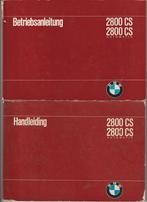 BMW 2800 CS-Nederlands--Duitstalig, Ophalen of Verzenden