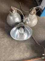 Industriële fabrieks lampen. 3 stuks €60,-, Ophalen, Zo goed als nieuw, Minder dan 50 cm, Industrieel
