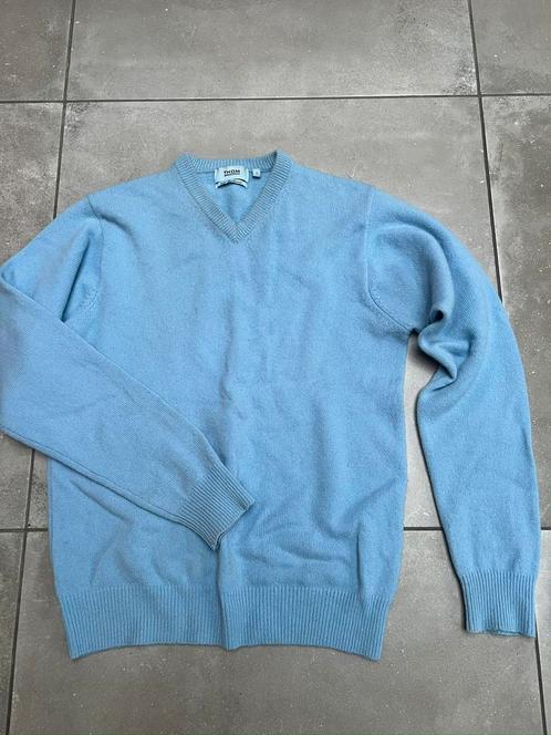 THOM BROEKMAN 100% PUUR WOL WOLLEN TRUI BABY BLAUW MAAT S, Kleding | Heren, Truien en Vesten, Zo goed als nieuw, Maat 46 (S) of kleiner