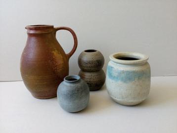 Vazen Vintage.O.a.Piet Knepper/Rudi Stahl. Pr.p.st.vanaf beschikbaar voor biedingen