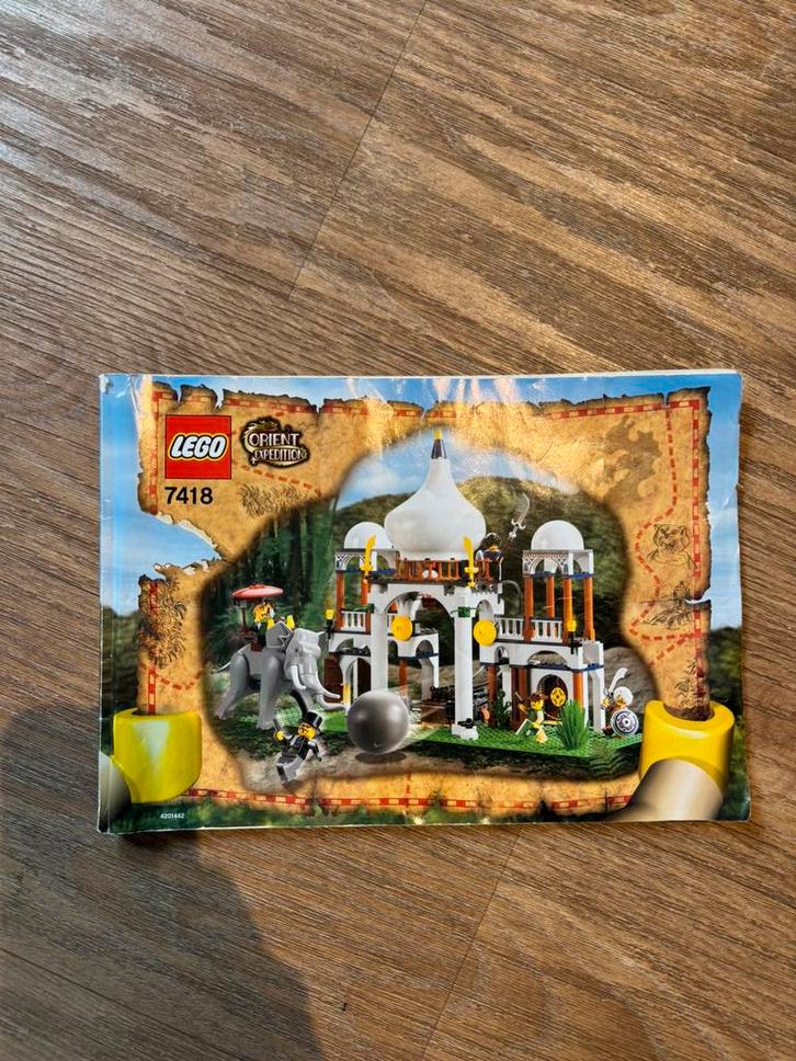 LEGO 7418 – Scorpion Palace, Kinderen en Baby's, Speelgoed | Duplo en Lego, Gebruikt, Ophalen of Verzenden