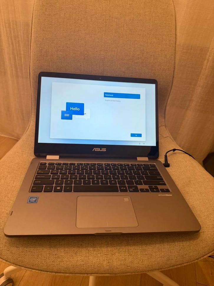 Asus Vivobook Flip 14 2-in-1, Computers en Software, Chromebooks, Gebruikt, 14 inch, 4 GB of minder, 64 GB, Qwerty, Touchscreen