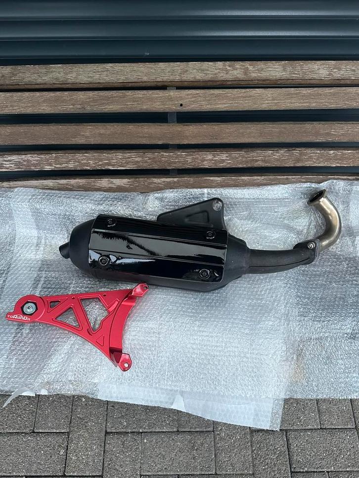 Set SM06 + Toronda Brace + Rvs Voorbocht, Fietsen en Brommers, Brommers | Tuning en Styling, Zo goed als nieuw, Ophalen