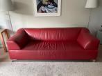 Leolux 3 zits bank Fayalobi in leder, Ophalen, Gebruikt, Design, Driepersoons