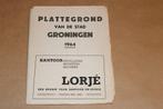 Plattegrond van de stad Groningen - 1964, Ophalen of Verzenden, 1800 tot 2000, Nederland, Landkaart
