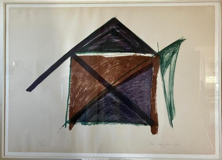 Theo Kuijpers (1939 - ) steendruk, 1978, handgesigneerd, Antiek en Kunst, Kunst | Litho's en Zeefdrukken, Ophalen