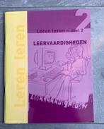 Leren leren - deel 2, LEERVAARDIGHEDEN (qwe), Boeken, Studieboeken en Cursussen, Ophalen of Verzenden, Zo goed als nieuw, MBO