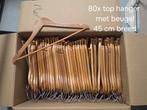 Houten Kledinghangers met roede - 80 st, Ophalen of Verzenden, Zo goed als nieuw, Hout, Kinderen en Volwassenen