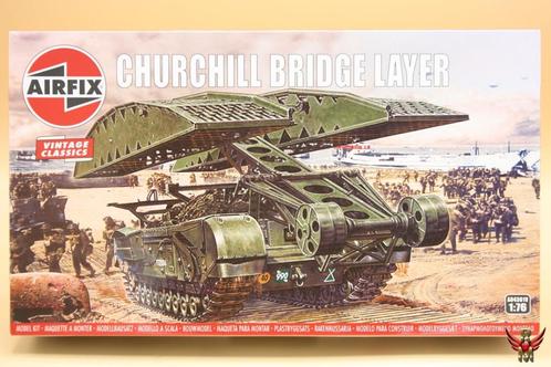 Airfix 1/76 Churchill Bridge Layer, Hobby en Vrije tijd, Modelbouw | Auto's en Voertuigen, Nieuw, Tank, 1:50 of kleiner, Airfix