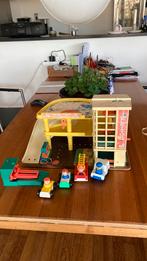 Fischer Price garage, vintage, Kinderen en Baby's, Speelgoed | Fisher-Price, Ophalen of Verzenden, Gebruikt, Speelset
