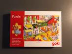 Goki Puzzel hout - Compleet!, Kinderen en Baby's, Speelgoed | Kinderpuzzels, 10 tot 50 stukjes, Ophalen of Verzenden, Zo goed als nieuw