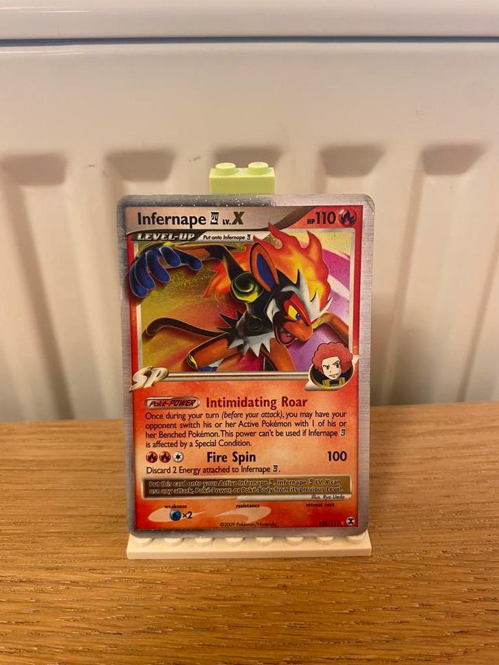 Infernape Lv.X 108/111 - Pokemon Kaart, Hobby en Vrije tijd, Verzamelkaartspellen | Pokémon, Nieuw, Losse kaart, Foil, Ophalen of Verzenden