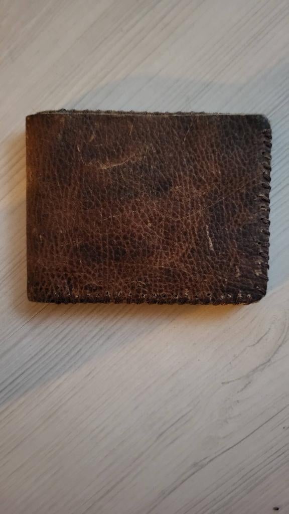 Leren portemonnee, Overige merken, Bruin, Ophalen of Verzenden, Zo goed als nieuw