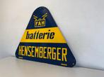 Vintage FAH Hensberger Reclamebord, Verzamelen, Merken en Reclamevoorwerpen, Ophalen, Reclamebord, Gebruikt, .