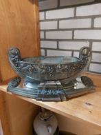 Vintage Art Deco Jardiniere Tafelstuk met Druivenmotief, Ophalen of Verzenden